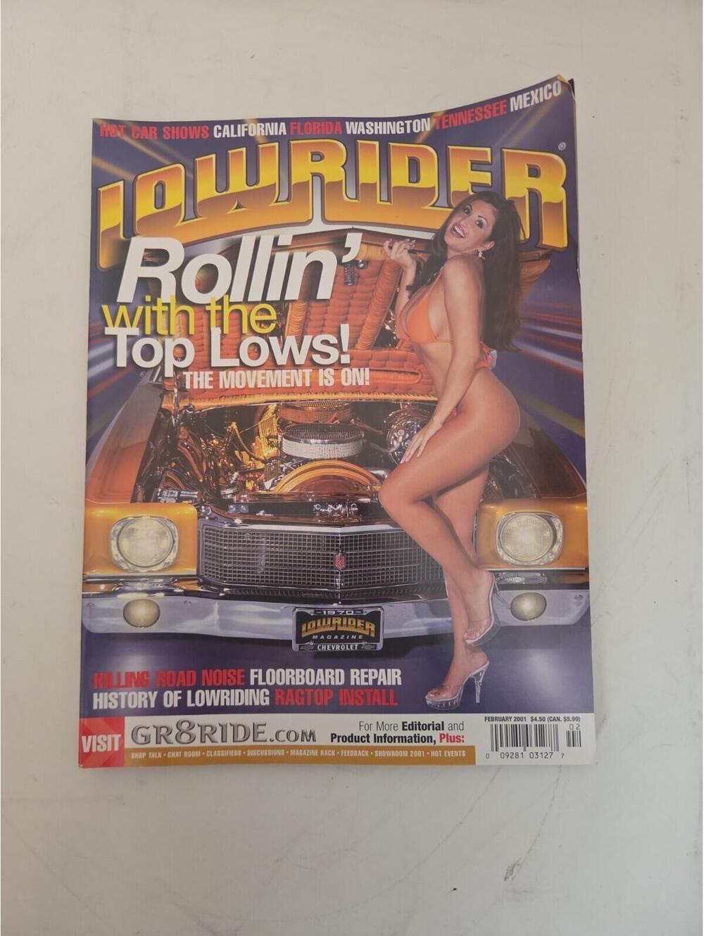 LOWRIDER MAGAZINE* FEB 2001* CAR SHOWS*